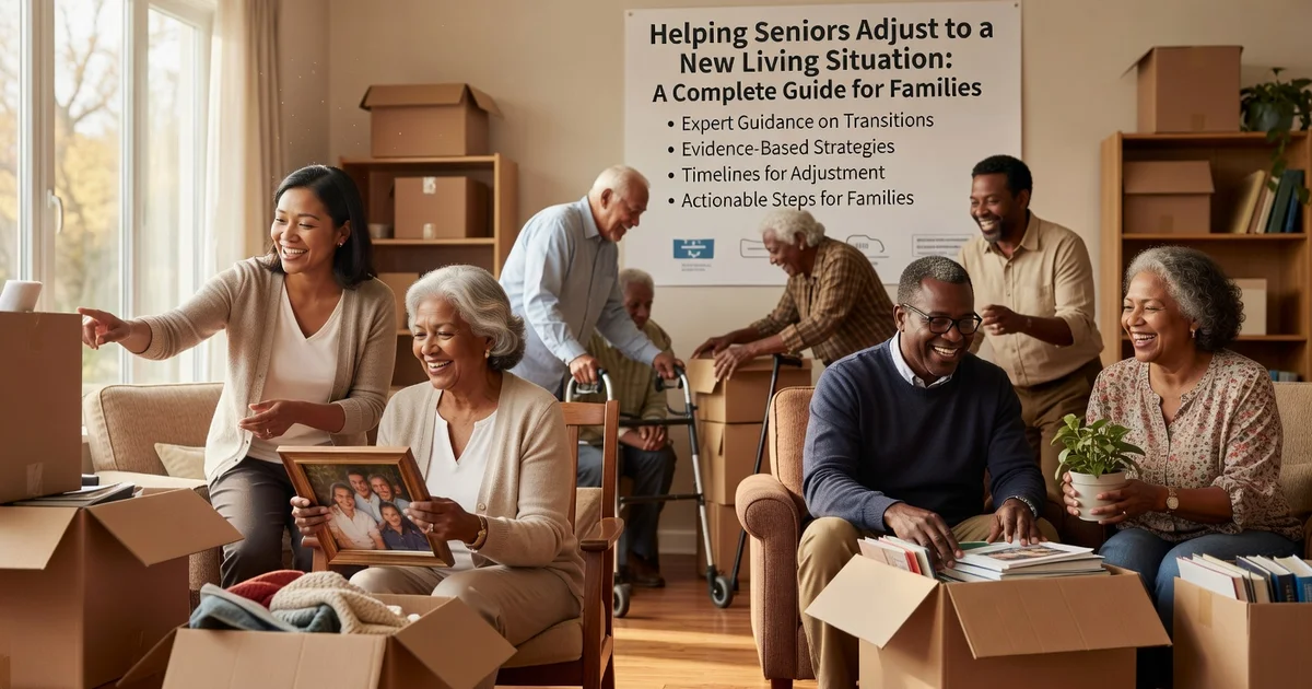 Helping Seniors Adjust to a New Living Situation: A Complete Guide for Families