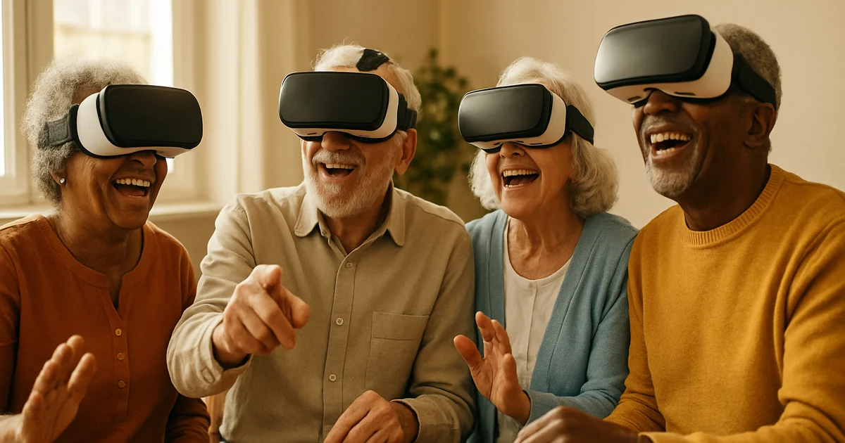 NYC Seniors Use VR to Skydive, Hike the Alps, and Travel the World  -  All While Battling Dementia