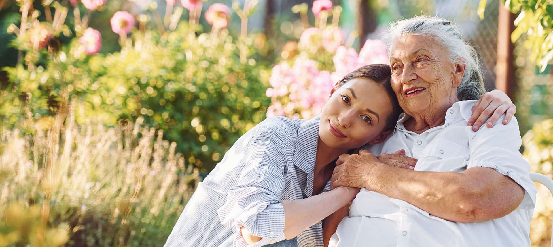 Family supporting senior