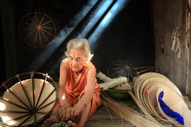 Photo Of An Old Woman Making Straw Hat | Craft ideas for seniors px